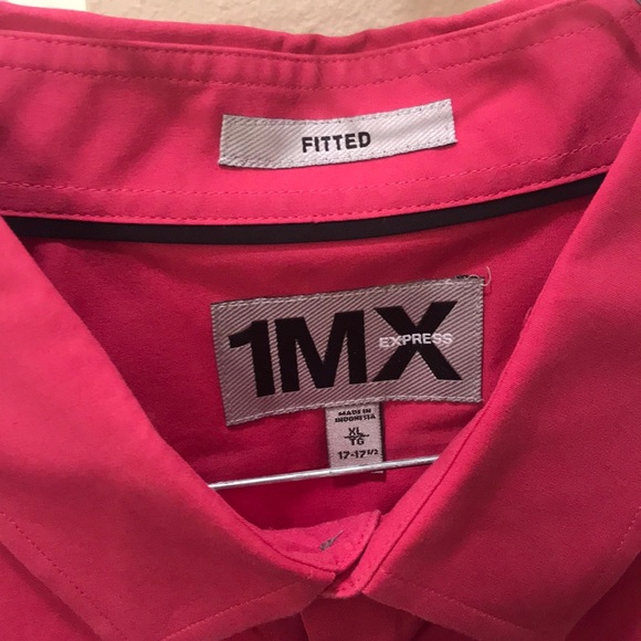 Express Men’s Button down. XL. Pink/Rose color - Picture 2 of 3
